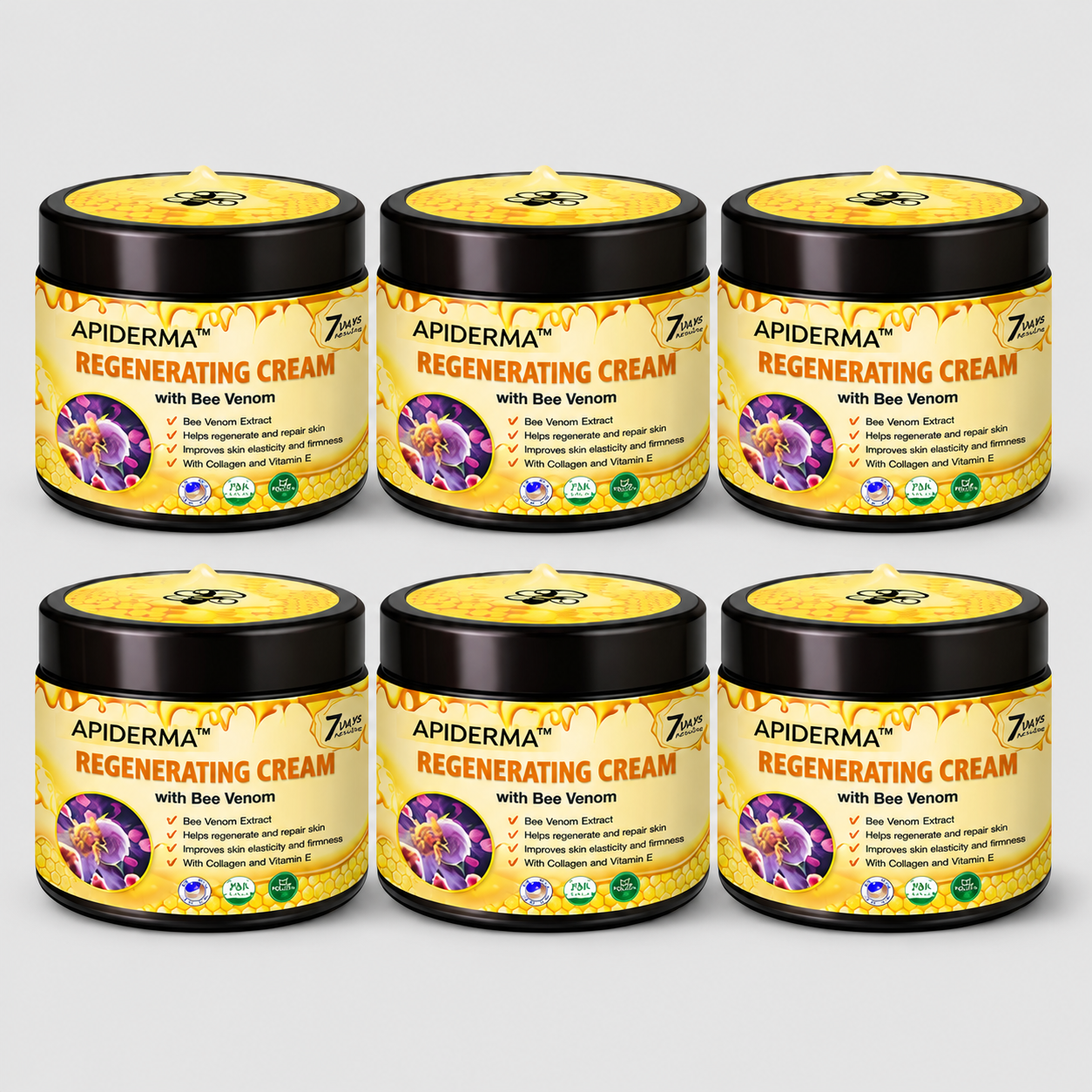 APIDERMA™ Bee Venom Regenerating Cream | Erase wrinkles and sagging in 3 minutes!