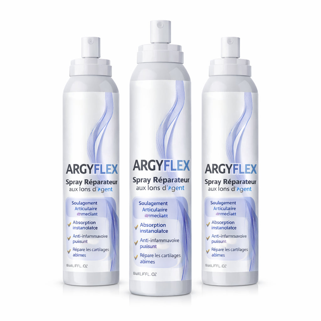 Argyflex™ Joint Repair Spray with Silver Ions | Repair joints and stop pain in 3 minutes !