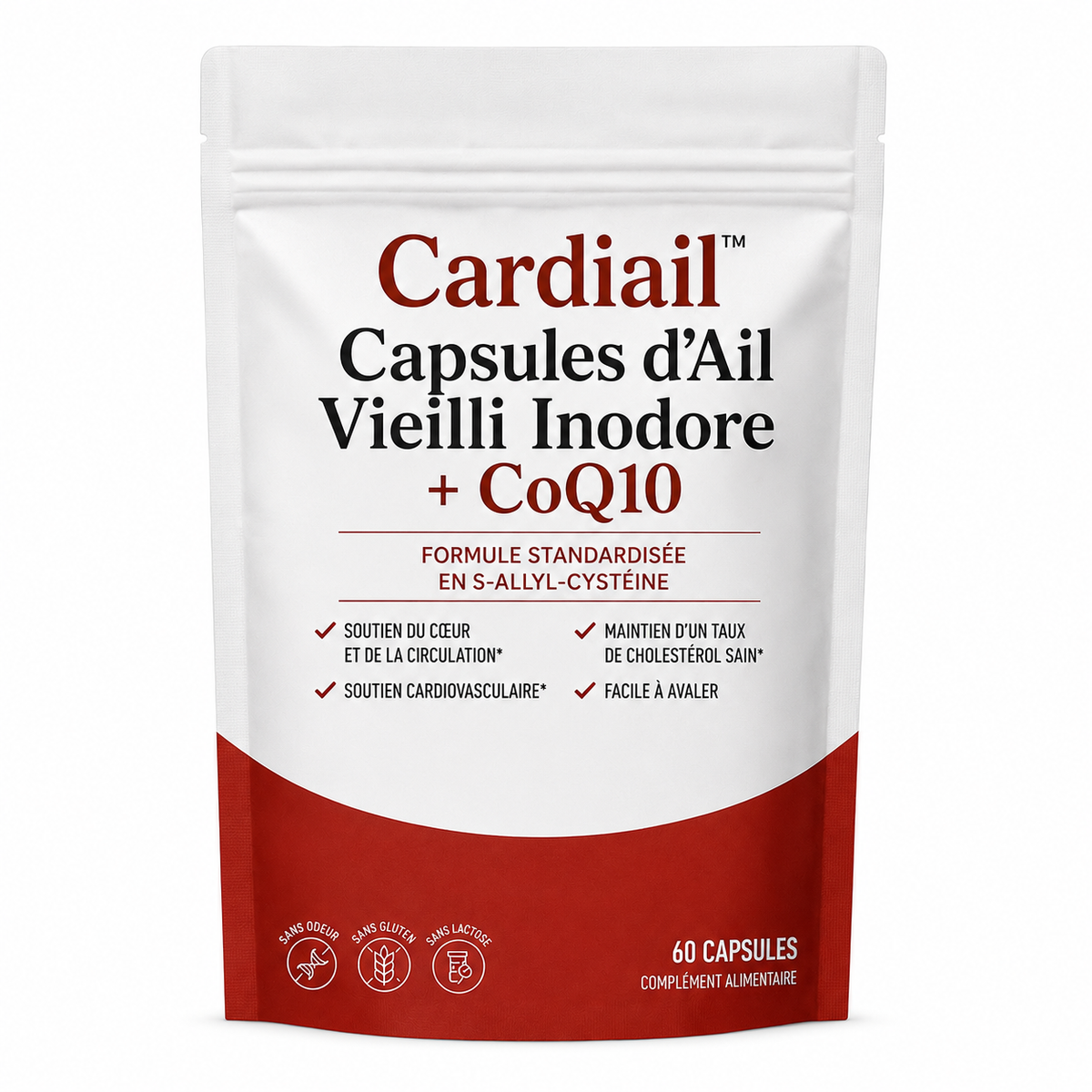 Cardiail™ Capsule di Aglio Invecchiato Inodore + CoQ10