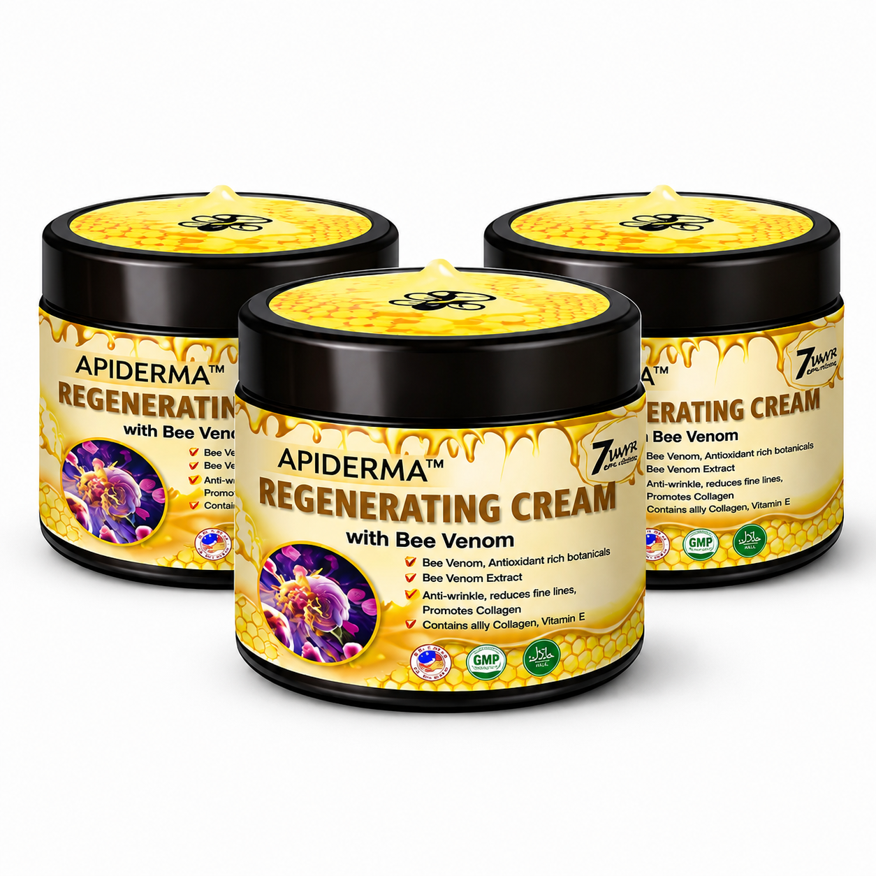 APIDERMA™ Bee Venom Regenerating Cream | Erase wrinkles and sagging in 3 minutes!
